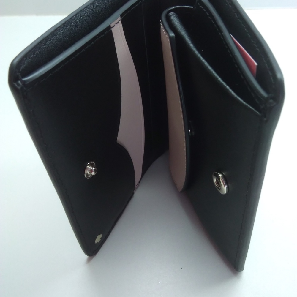 Kate Spade New Black Small Bi-Fold Wallet - Picture 4 of 4